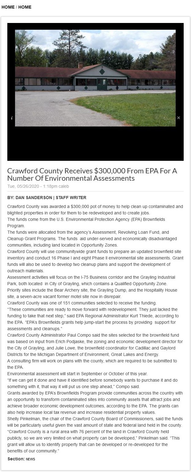 Hospitality House Motel (Marshall Motel) - 2020 Article On Cleanup (newer photo)